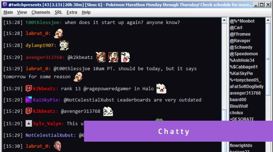 Twitch Chatty