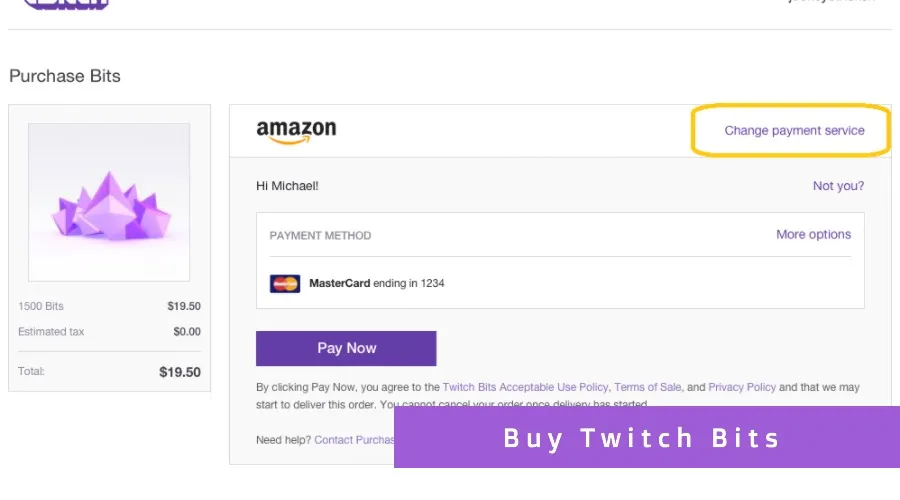 Buy Twitch Bits image